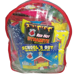 Schools Out-Red Rhino Backpack